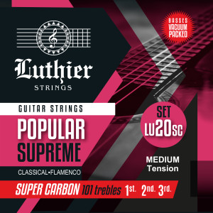 Juego Cuerdas Luthier 20 Super Carbon Clásica LU-20SC