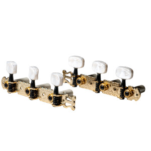 Classical Luthier JC88 Tuning Pegs Gold combined Black with Lyre