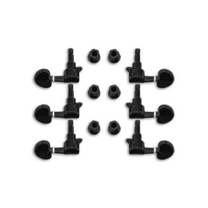 Tuning Pegs Acoustic/Electric Luthier J03BK Black 3+3