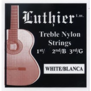 Strings Set White Trebbles Luthier LU-123WH